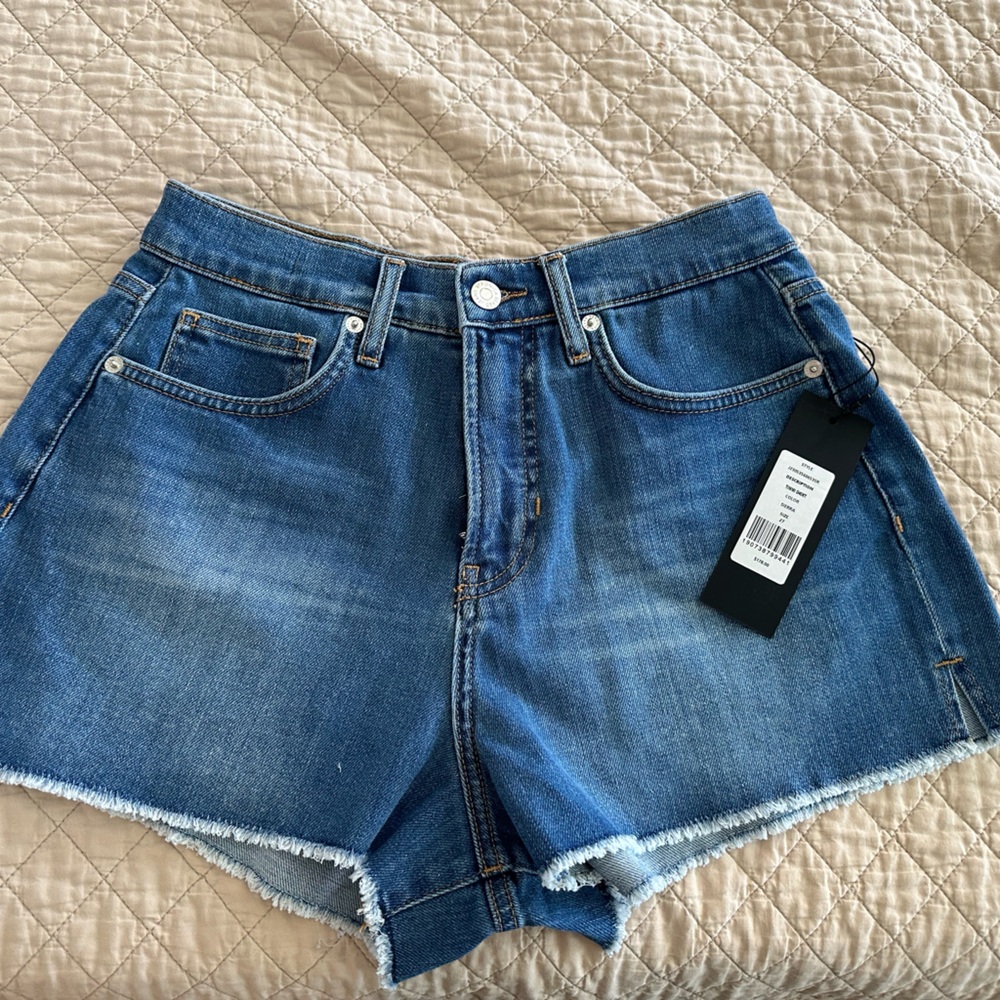Veronica Beard denim shorts high rise 27/4
